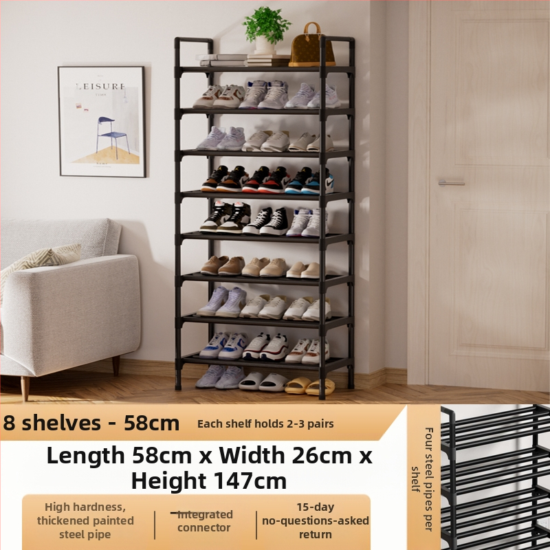 Roostevabast terasest kingariiul Lihtne ukseava Kodumajapidamises Siseruumides Säästlik Ühiselamu Kingakapp Nägus hoiuriiul Mitmekihiline Kingariiul