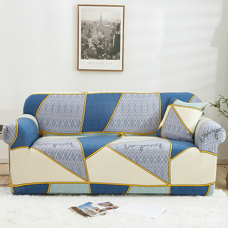 Четири сезона на разположение, калъф за единичен диван с млечен копринен щампа, калъф за стол, комбинация от плъзгаща се кърпа за диван, голяма изгодна цена