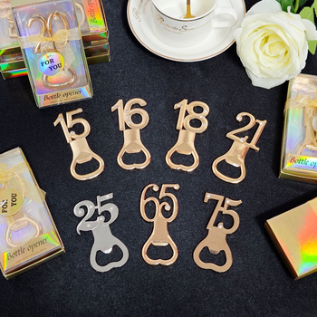 Ψηφιακό ανοιχτήρι μπουκαλιών γενεθλίων Γάμος γάμος Ανοιχτήρι μπουκαλιών γενεθλίων Δώρο Ευρωπαϊκό και αμερικανικό κράμα μπύρας Χρυσό ανοιχτήρι μπουκαλιών γάμου