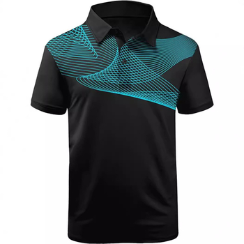 Ανδρικό POLO Μπλουζάκι Cross Border 3D Print Αθλητικό Στυλ POLO Καλοκαίρι Ανδρικό Καθημερινό Casual Μόδα Τάση Κοντομάνικο