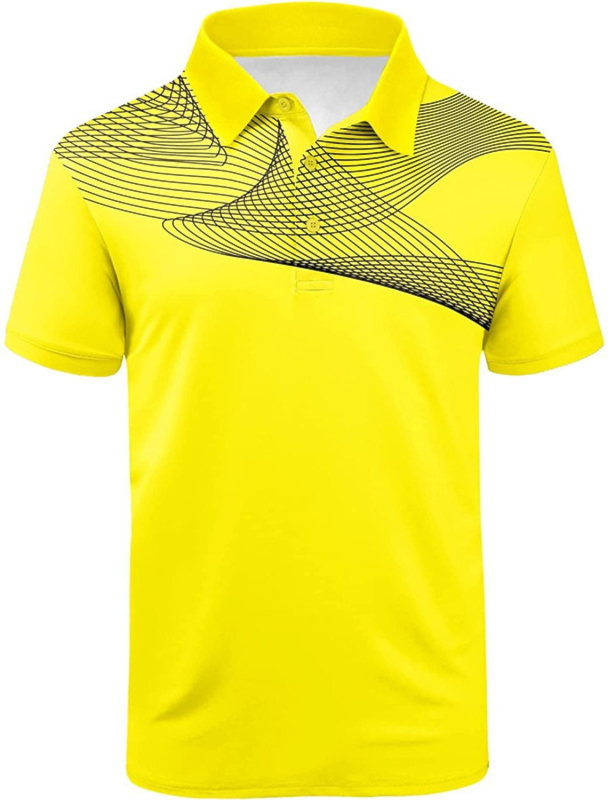 Férfi Póló Átmenetes 3D Nyomtatás Sportos Stílusú Póló Nyári Férfi Napi Hétköznapi Divat Trend Rövid Ujjú