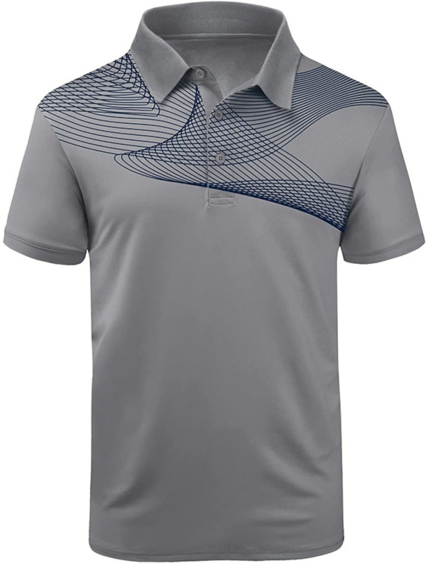 Férfi Póló Átmenetes 3D Nyomtatás Sportos Stílusú Póló Nyári Férfi Napi Hétköznapi Divat Trend Rövid Ujjú