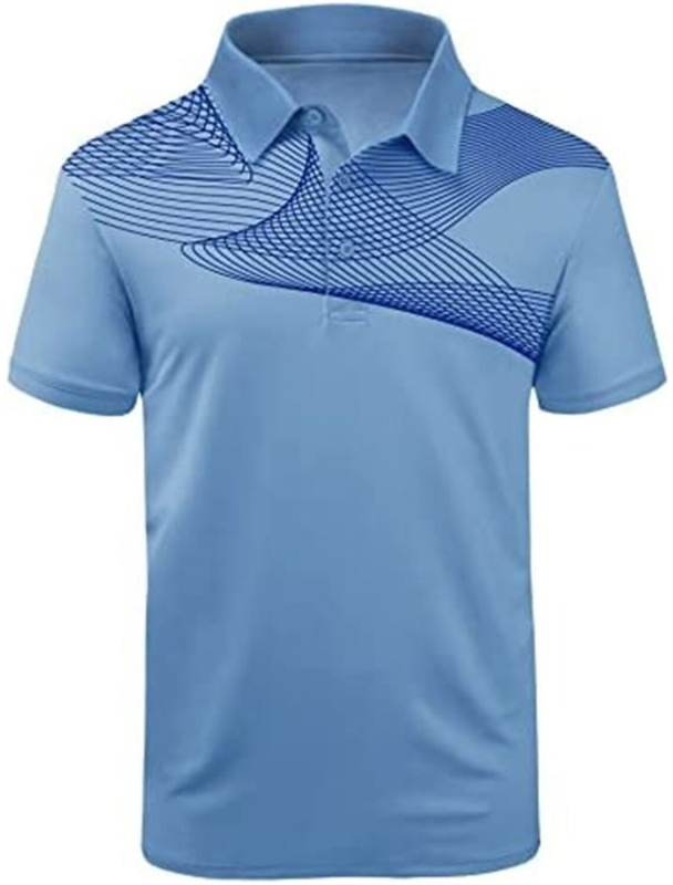 Férfi Póló Átmenetes 3D Nyomtatás Sportos Stílusú Póló Nyári Férfi Napi Hétköznapi Divat Trend Rövid Ujjú