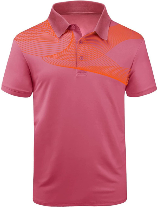 Férfi Póló Átmenetes 3D Nyomtatás Sportos Stílusú Póló Nyári Férfi Napi Hétköznapi Divat Trend Rövid Ujjú