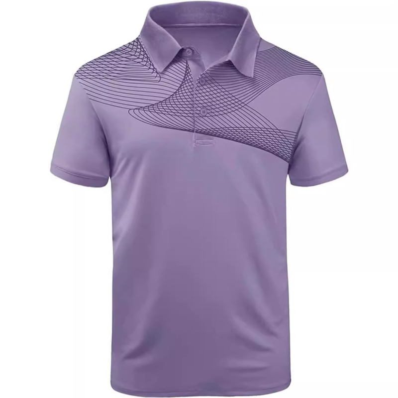 Férfi Póló Átmenetes 3D Nyomtatás Sportos Stílusú Póló Nyári Férfi Napi Hétköznapi Divat Trend Rövid Ujjú