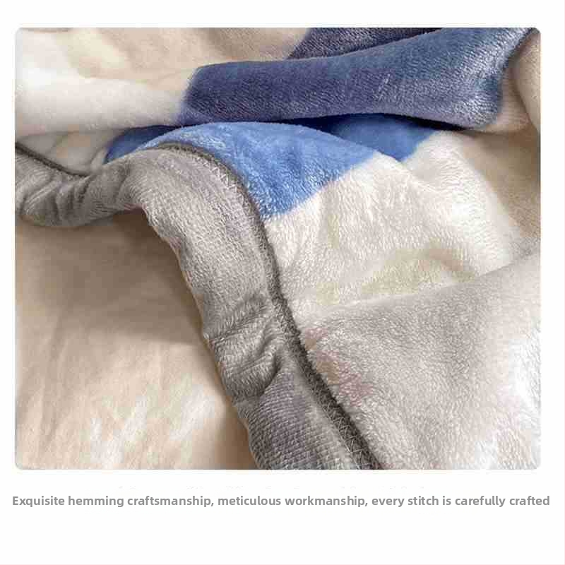 Зимно удебелено одеяло, пролетно и есенно одеяло за диван, офис коралов полар, одеяло от млечен полар, одеяло за дрямка