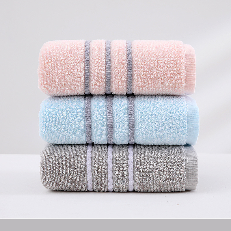„Gaoyang“ grynos medvilnės rankšluostis namams, vienos pakuotės poroms, trijų spalvų rankšluostis, minkštas ir sugeriantis, visiškai medvilninis rankšluostis maudynėms