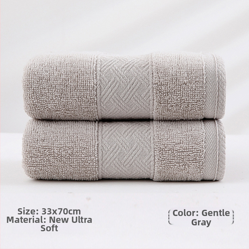 „Gaoyang“ grynos medvilnės rankšluostis namams, vienos pakuotės poroms, trijų spalvų rankšluostis, minkštas ir sugeriantis, visiškai medvilninis rankšluostis maudynėms