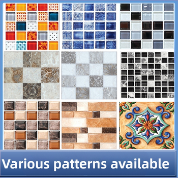 Αυτοκόλλητα τοίχου Btv4 αδιάβροχα και ανθεκτικά στο λάδι, παχύρρευστα αυτοκόλλητα, διακόσμηση τοίχου, μπάνιου, ντουλάπι κουζίνας, μωσαϊκά πλακάκια