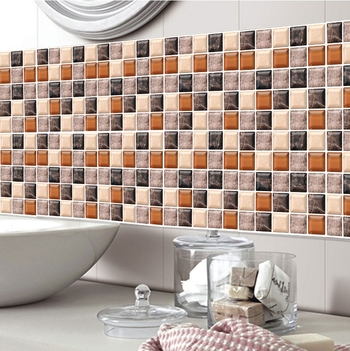 Αυτοκόλλητα τοίχου Btv4 αδιάβροχα και ανθεκτικά στο λάδι, παχύρρευστα αυτοκόλλητα, διακόσμηση τοίχου, μπάνιου, ντουλάπι κουζίνας, μωσαϊκά πλακάκια