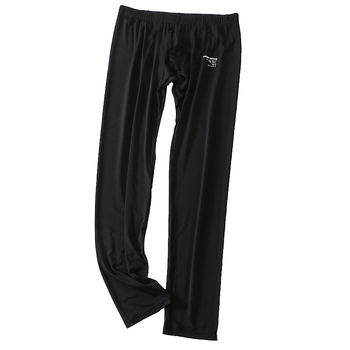 Uued meeste pikad püksid, soojad, tihedad, hingavad, jääsiidist, seksikad, kõrge elastsusega, nahasõbralikud jooga- ja fitness-aluspüksid hulgimüügist