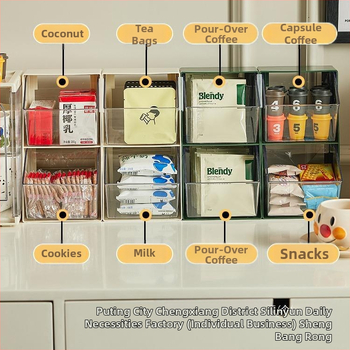 Εργοστασιακή κάψουλα αποθήκευσης καφέ γραφείο γραφείου τσαγιού μπαρ οθόνη κουτί σνακ αυτί-κρεμαστό τσάντα αποθήκευσης τσαγιού