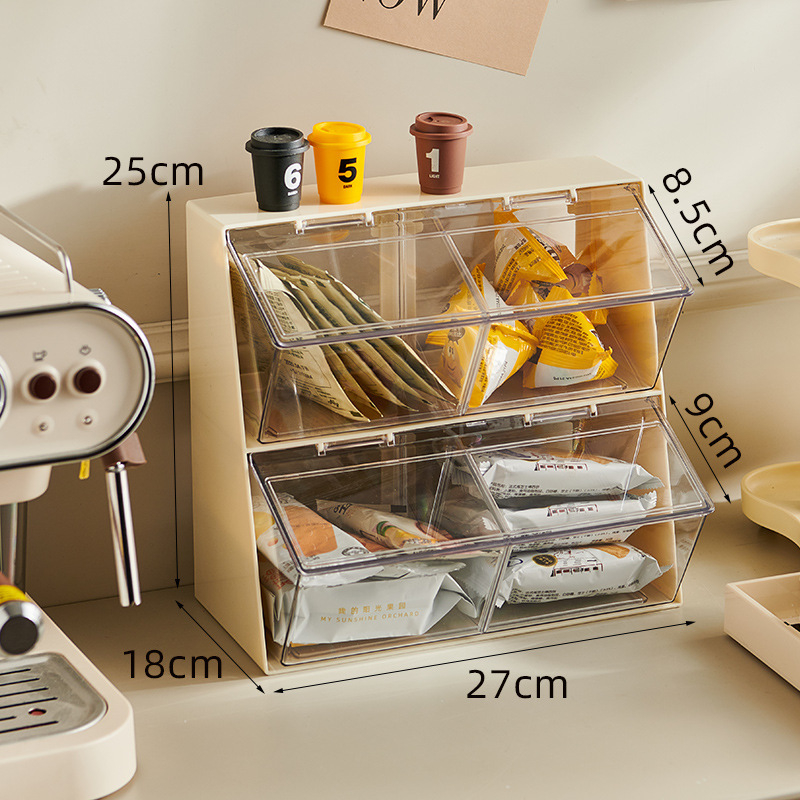 Gyári kapszulás kávétároló asztali irodai teaszoba bár kiállító doboz snackek fülbe akasztható teafilter tároló állvány