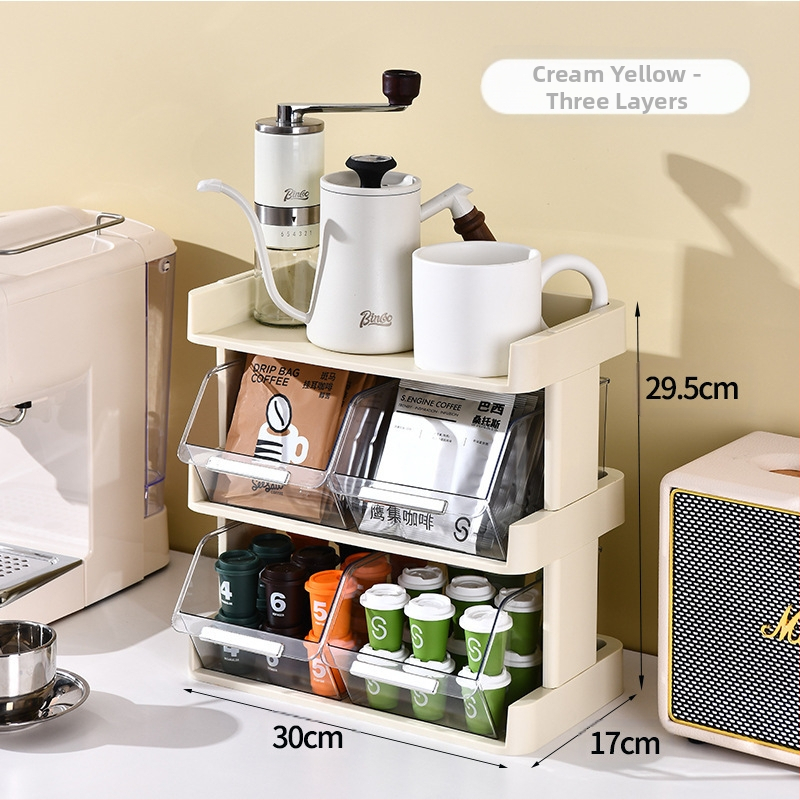 Gyári kapszulás kávétároló asztali irodai teaszoba bár kiállító doboz snackek fülbe akasztható teafilter tároló állvány