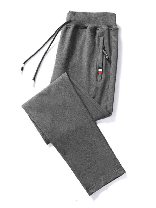 Meeste talvised vabaaja sügis- ja talvestiilis õuespordi dressipüksid fliisvoodriga soojuse ja külmakindluse tagamiseks, pikkust tõstvad pikad püksid fliisist ja paksendatud voodriga