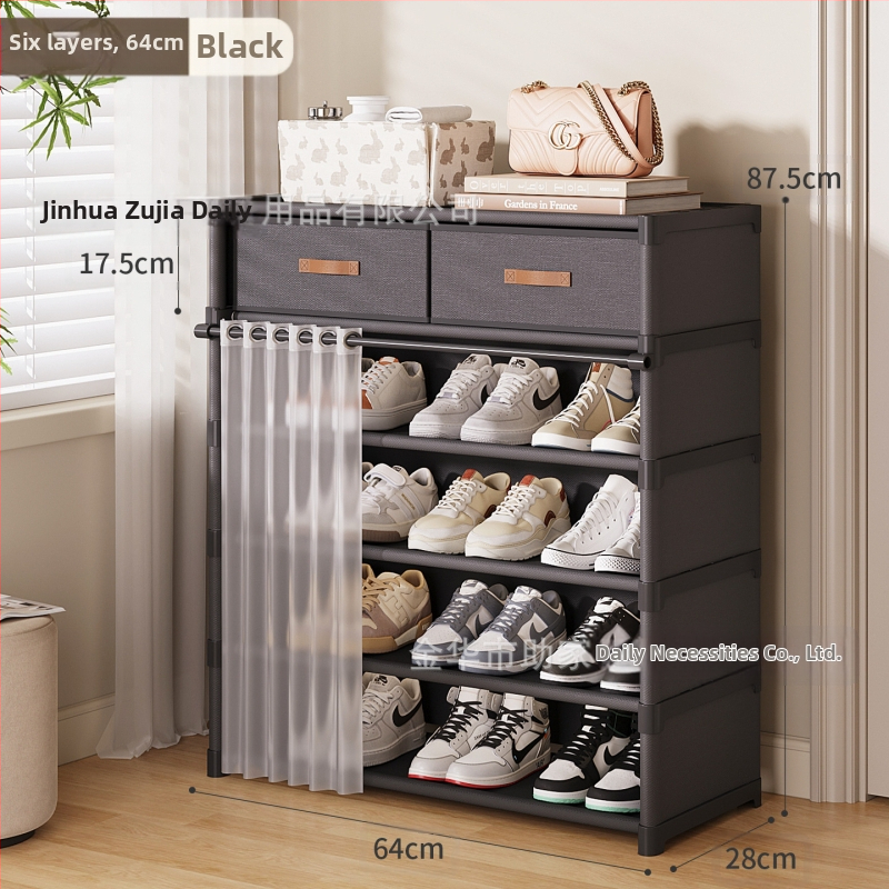 Jalanõude riiul kodu sissepääsu jaoks mitmekihiline sahtlitega kingakapp lihtne kingakapp üürikorteritele ei võta ruumi