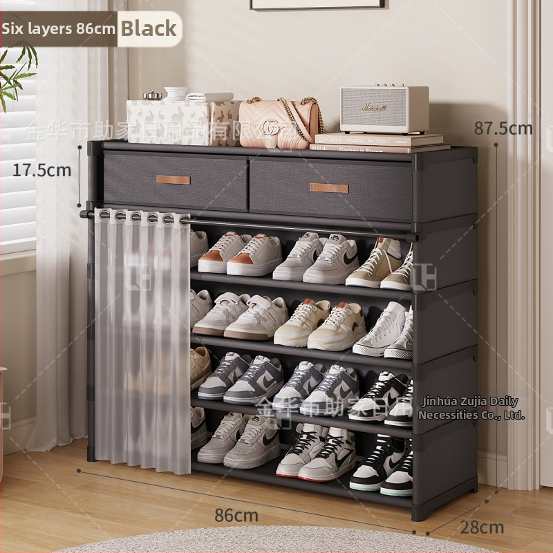 Jalanõude riiul kodu sissepääsu jaoks mitmekihiline sahtlitega kingakapp lihtne kingakapp üürikorteritele ei võta ruumi