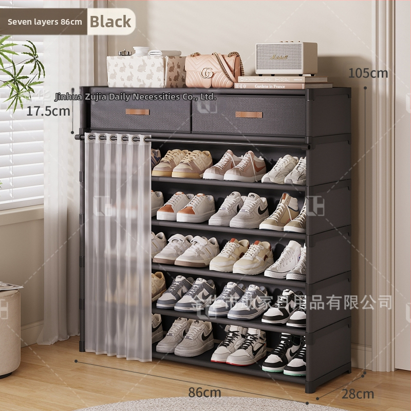 Jalanõude riiul kodu sissepääsu jaoks mitmekihiline sahtlitega kingakapp lihtne kingakapp üürikorteritele ei võta ruumi