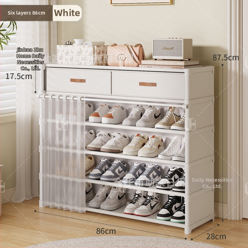 Jalanõude riiul kodu sissepääsu jaoks mitmekihiline sahtlitega kingakapp lihtne kingakapp üürikorteritele ei võta ruumi