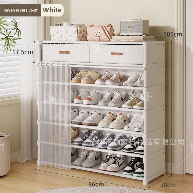 Jalanõude riiul kodu sissepääsu jaoks mitmekihiline sahtlitega kingakapp lihtne kingakapp üürikorteritele ei võta ruumi