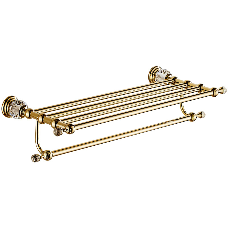 Rankšluosčių kabykla vonios kambariui, auksinė rankšluosčių kabykla, neperforuota nerūdijančio plieno rankšluosčių kabykla, vienos strypo vonios kambario kabyklų komplektas