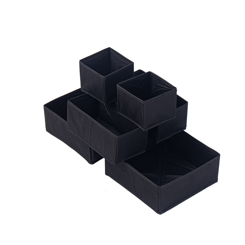 Amazon hatrészes készlet, fedetlen, összecsukható tárolódoboz, élelmiszerdoboz, játéktároló doboz, háztartási ruhatároló doboz