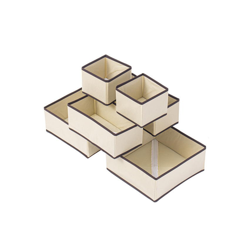 Amazon hatrészes készlet, fedetlen, összecsukható tárolódoboz, élelmiszerdoboz, játéktároló doboz, háztartási ruhatároló doboz