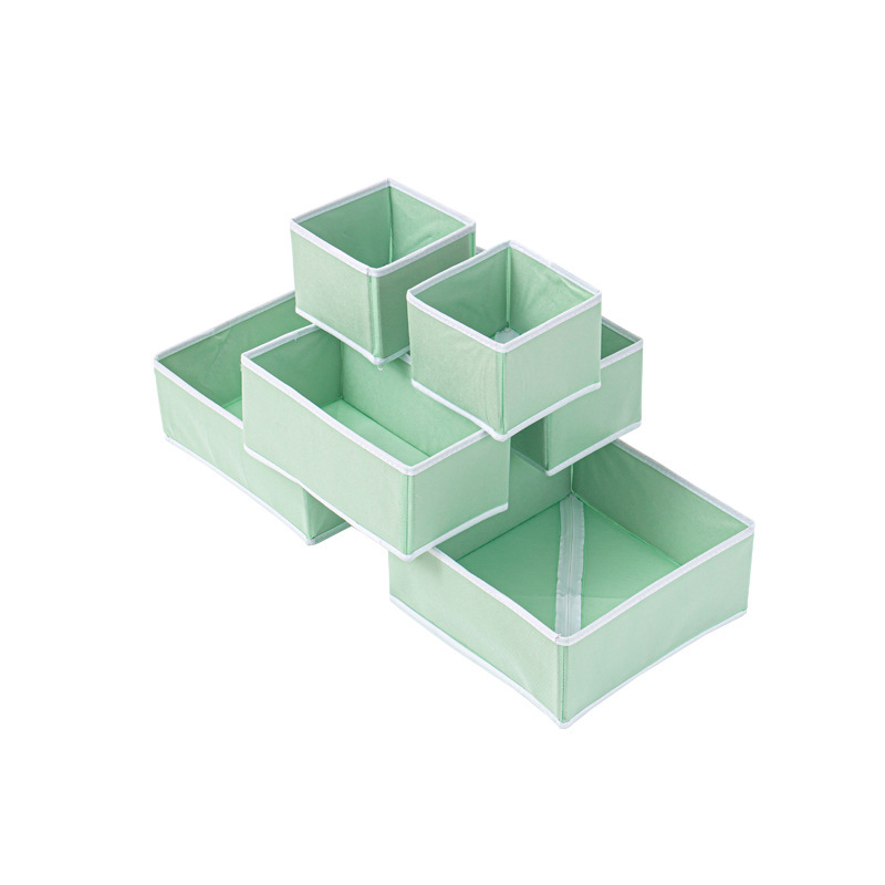 Amazon hatrészes készlet, fedetlen, összecsukható tárolódoboz, élelmiszerdoboz, játéktároló doboz, háztartási ruhatároló doboz