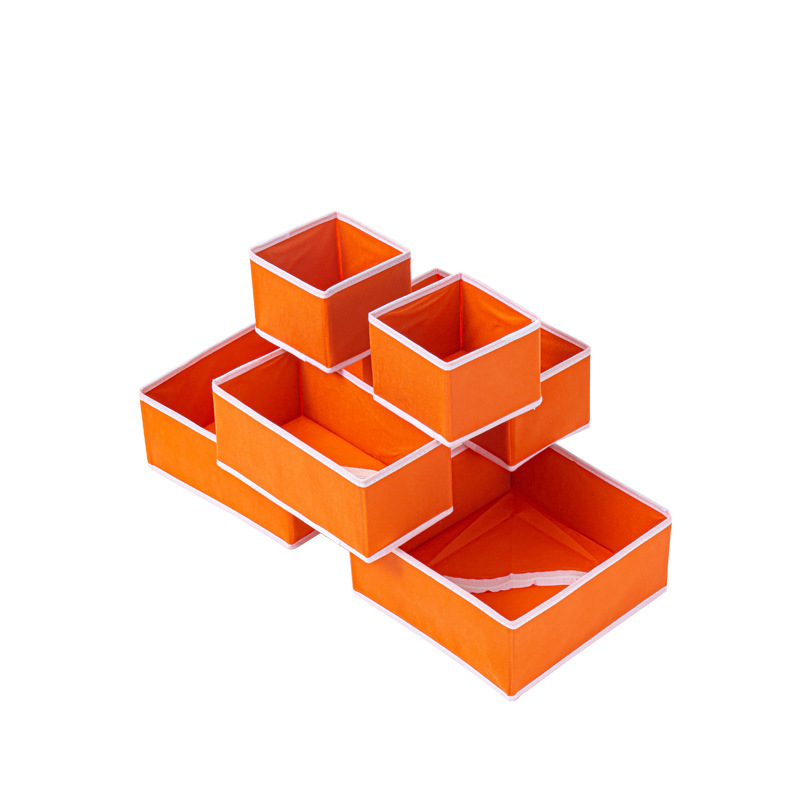 Amazon hatrészes készlet, fedetlen, összecsukható tárolódoboz, élelmiszerdoboz, játéktároló doboz, háztartási ruhatároló doboz