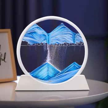 ✅Απευθείας από το εργοστάσιο 3d ζωγραφική με κινούμενη άμμο, διακοσμητικά σαλονιού, διασυνοριακή δημιουργική 3d ζωγραφική κλεψύδρας, κινούμενη διακόσμηση τοπίου, δώρο σπιτιού