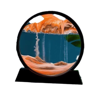 ✅Απευθείας από το εργοστάσιο 3d ζωγραφική με κινούμενη άμμο, διακοσμητικά σαλονιού, διασυνοριακή δημιουργική 3d ζωγραφική κλεψύδρας, κινούμενη διακόσμηση τοπίου, δώρο σπιτιού