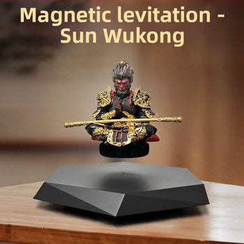Черен мит Укунг Магнитни Левитационни Орнаменти Новогодишен Гадже Сун Укунг Ръчно Изработени Играчки Креативен Подарък за Момчета