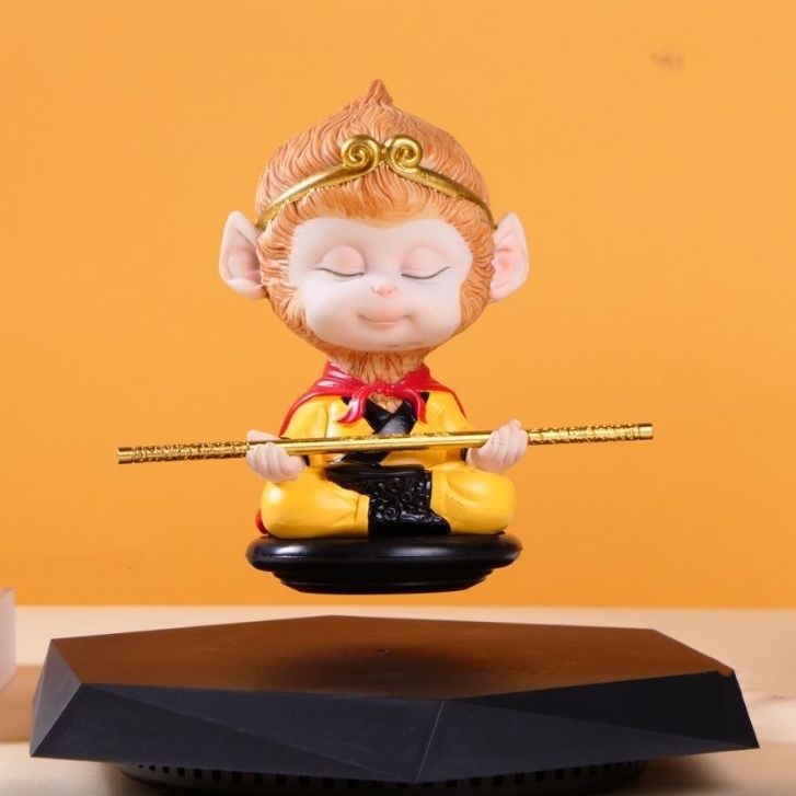 Черен мит Укунг Магнитни Левитационни Орнаменти Новогодишен Гадже Сун Укунг Ръчно Изработени Играчки Креативен Подарък за Момчета