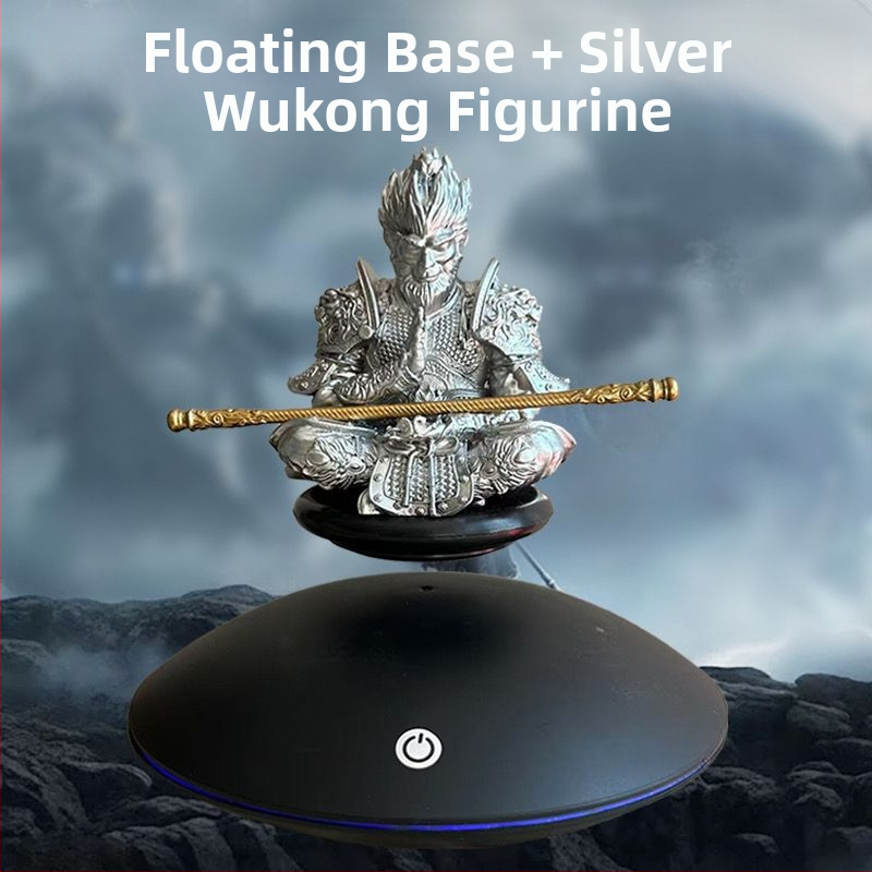 Черен мит Укунг Магнитни Левитационни Орнаменти Новогодишен Гадже Сун Укунг Ръчно Изработени Играчки Креативен Подарък за Момчета