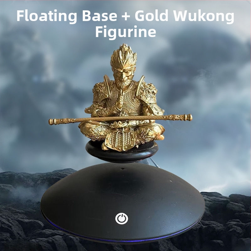 Черен мит Укунг Магнитни Левитационни Орнаменти Новогодишен Гадже Сун Укунг Ръчно Изработени Играчки Креативен Подарък за Момчета