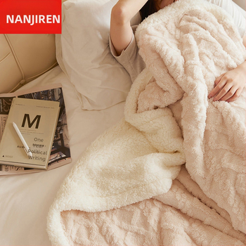 Antarktinio taftos viengulė antklodės užvalkalas koralų aksomas mažas antklodė biuro snapo antklodės užvalkalas sofos užvalkalas antklodė