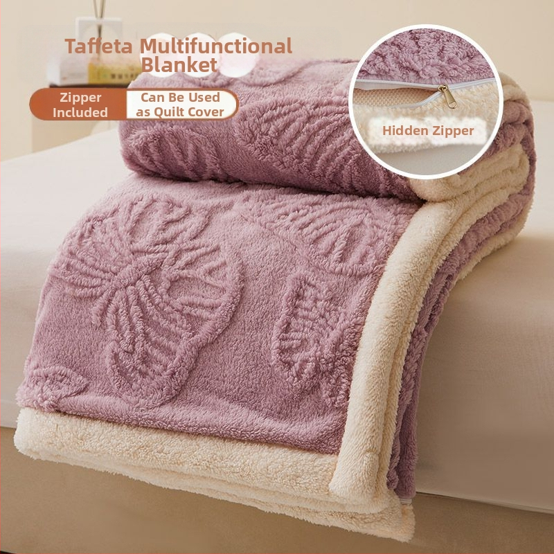 Antarktinio taftos viengulė antklodės užvalkalas koralų aksomas mažas antklodė biuro snapo antklodės užvalkalas sofos užvalkalas antklodė