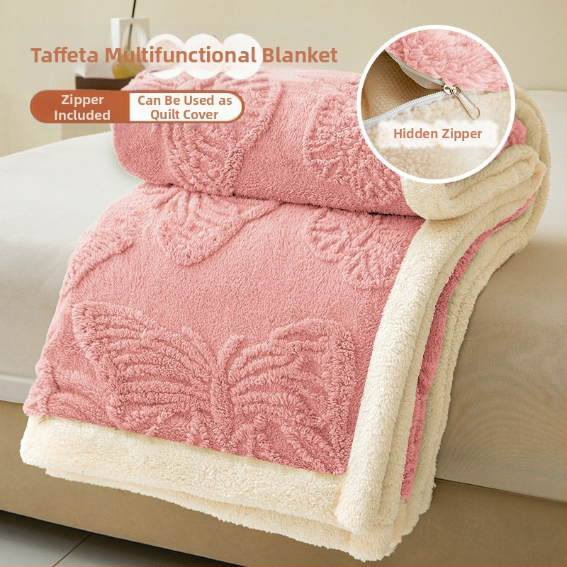 Antarktinio taftos viengulė antklodės užvalkalas koralų aksomas mažas antklodė biuro snapo antklodės užvalkalas sofos užvalkalas antklodė