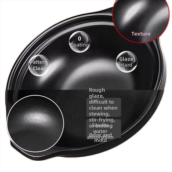 Κατσαρόλα για βράσιμο για οικιακή χρήση, ανθεκτική στο αέριο, πήλινη κατσαρόλα υψηλής θερμοκρασίας για ξηρό μαγείρεμα, εστία ρυζιού, κεραμική, επαγγελματική μικρή κατσαρόλα για καθημερινή χρήση