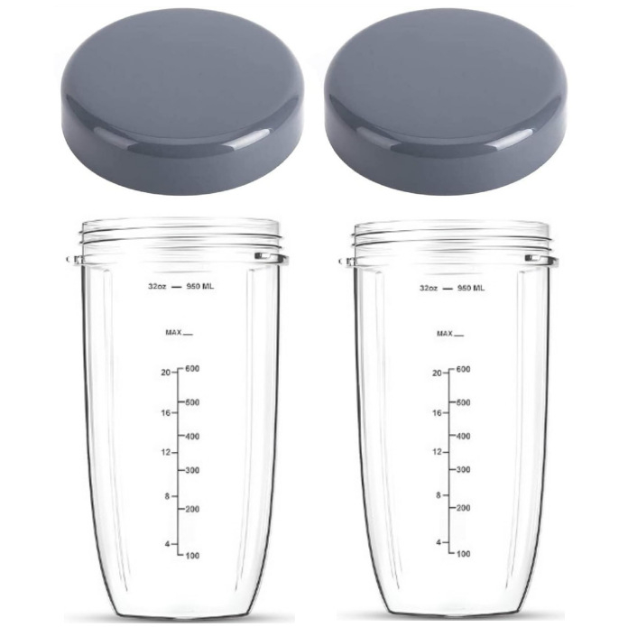 900 W puodelių sulčiaspaudės peiliukų priedai: 32 uncijų, 24 uncijų, 18 uncijų puodeliai