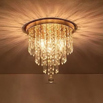 Ekspordi pakkumise Zhongshan lambid kristall klassikaline restoran soe magamistuba veranda vahekäik hulgimüük LED laelamp