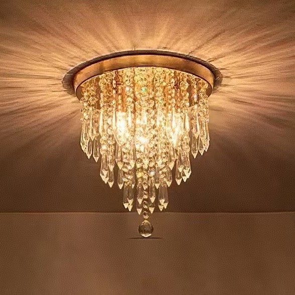 Ekspordi pakkumise Zhongshan lambid kristall klassikaline restoran soe magamistuba veranda vahekäik hulgimüük LED laelamp