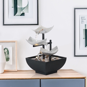 Σύγχρονες απλές κυκλοφορούσες μικρές ρέουσες διακοσμήσεις νερού γραφείου γραφείο άνοιγμα πλούτου σαλόνι υψηλής ποιότητας διακοσμήσεις τοπίου