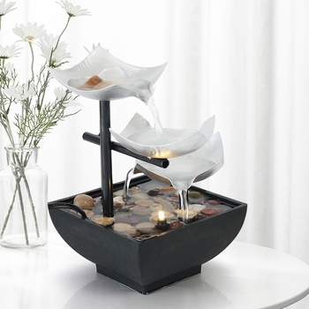 Σύγχρονες απλές κυκλοφορούσες μικρές ρέουσες διακοσμήσεις νερού γραφείου γραφείο άνοιγμα πλούτου σαλόνι υψηλής ποιότητας διακοσμήσεις τοπίου