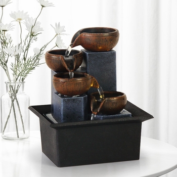 Σύγχρονες απλές κυκλοφορούσες μικρές ρέουσες διακοσμήσεις νερού γραφείου γραφείο άνοιγμα πλούτου σαλόνι υψηλής ποιότητας διακοσμήσεις τοπίου