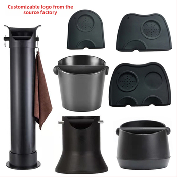 Tehase otsetarne laos kohvipulbri padja räbuämber ABS-ist räbuämber kohvibaari matt hoiuämber kohvimasina sobitamine