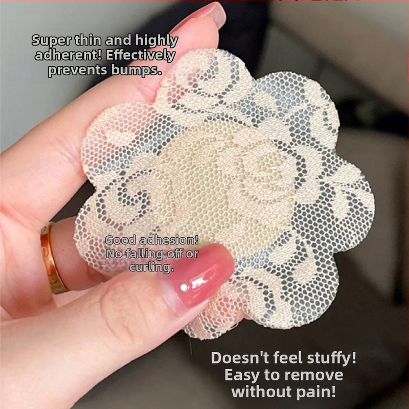 Rinnateip Nähtamatu rinnateip Seksikas kumavastane ühekordselt kasutatav pitsist riidest näo rinnateip Ujumisriiete riidest rinnakleebised