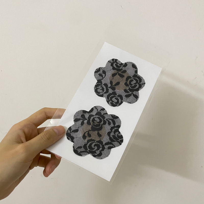 Rinnateip Nähtamatu rinnateip Seksikas kumavastane ühekordselt kasutatav pitsist riidest näo rinnateip Ujumisriiete riidest rinnakleebised