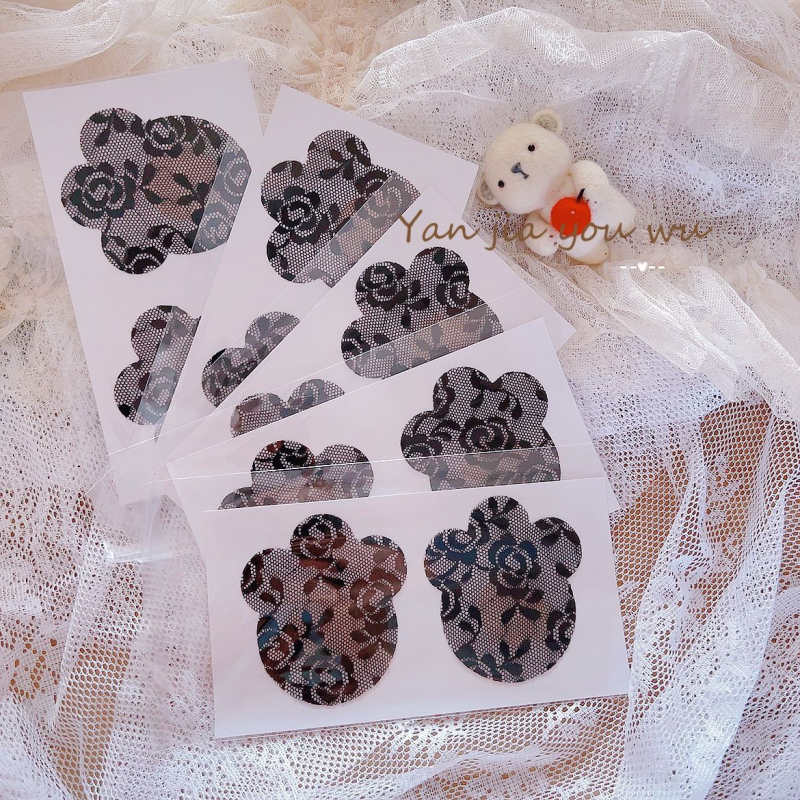 Rinnateip Nähtamatu rinnateip Seksikas kumavastane ühekordselt kasutatav pitsist riidest näo rinnateip Ujumisriiete riidest rinnakleebised