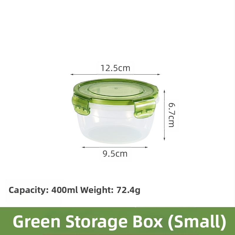 Prekogranični zadebljani plastični set za povrće, prehrambena kvaliteta, velikog kapaciteta, zatvorena kutija, kuhinjska okrugla posuda za povrće, za mikrovalnu pećnicu